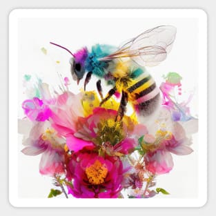 Bee Nature Outdoor Imagine Wild Free Magnet